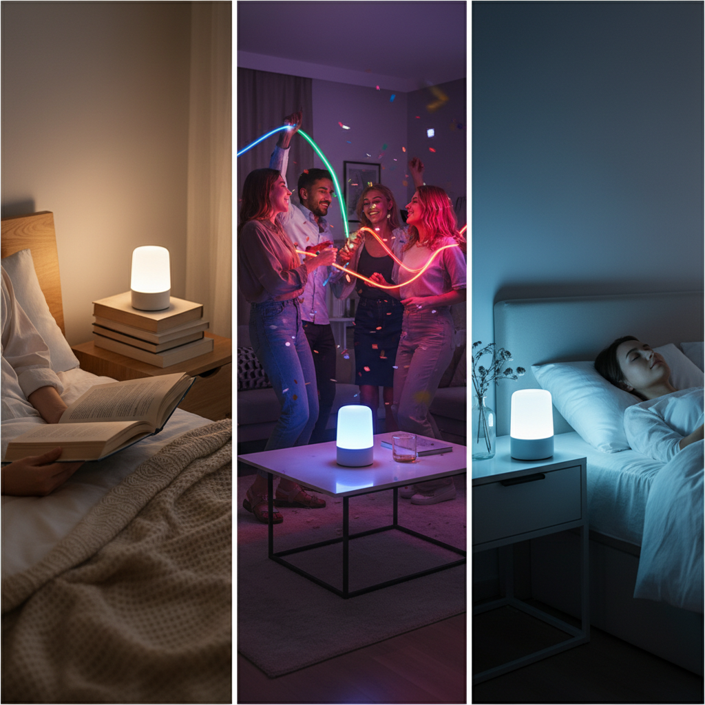 Lampe LED - Modes couleurs