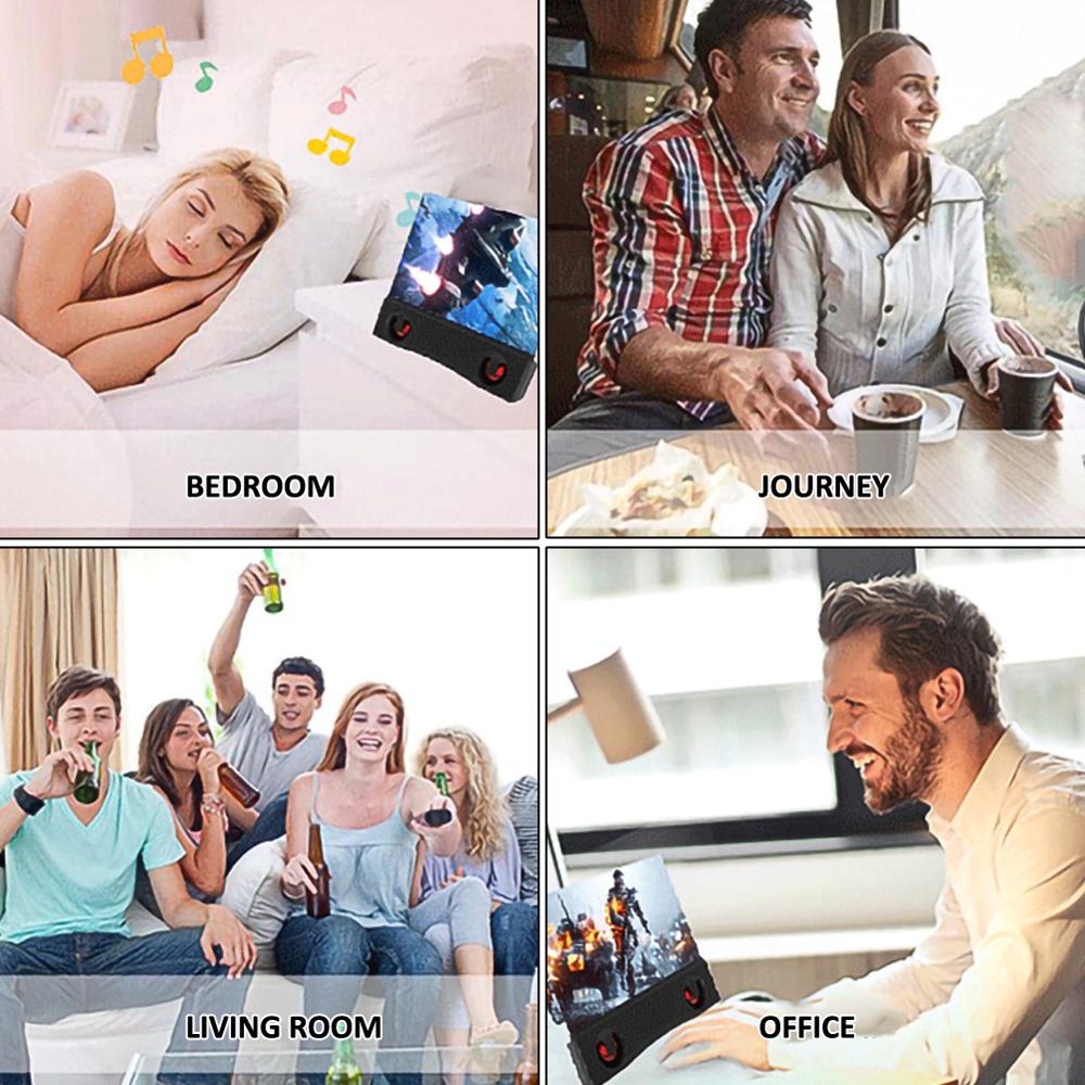 écran amplificateur smartphone universel bluetooth haut parleur stéréo - stubbornspirit