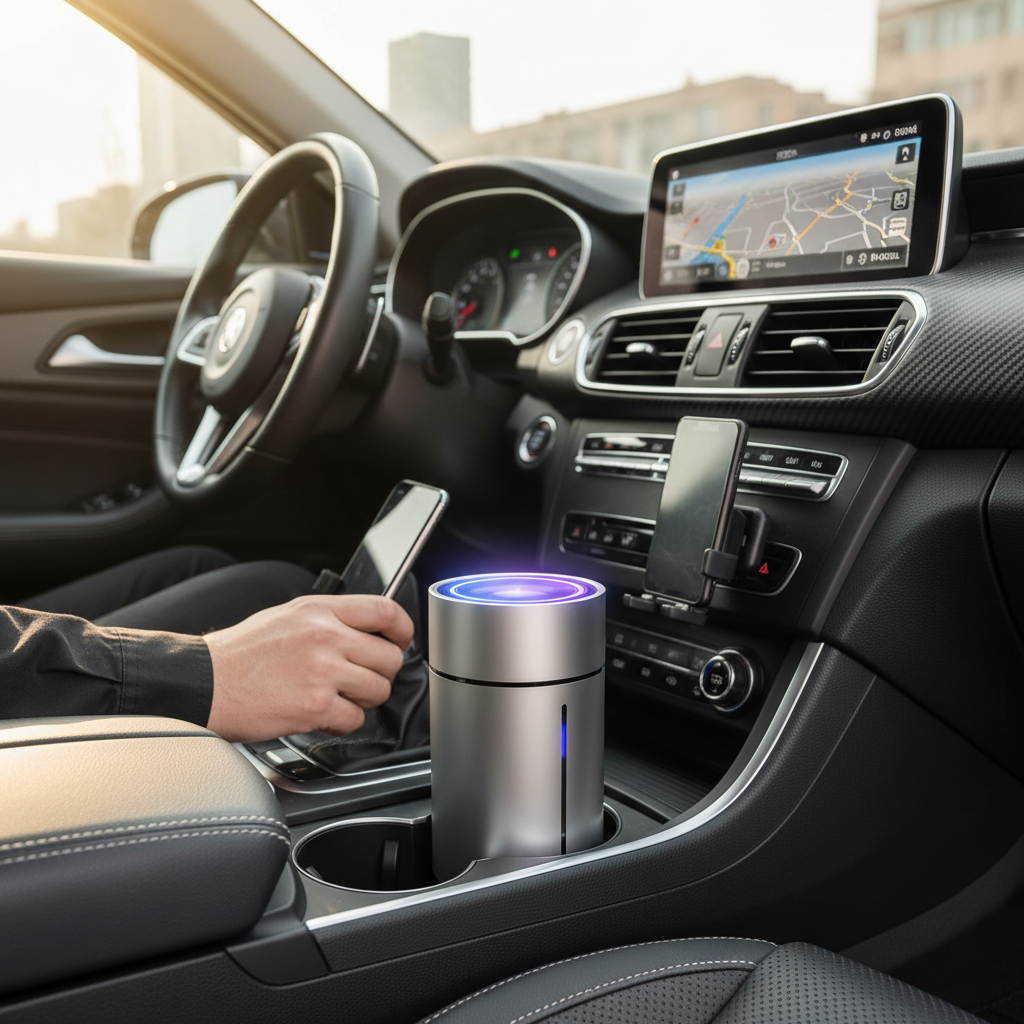 Purificateur Air - Installé dans voiture