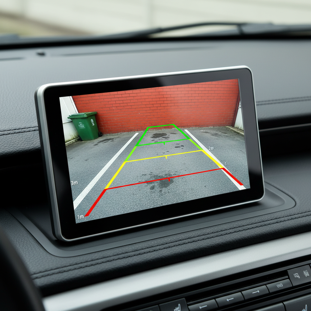 Caméra Recul - Moniteur lignes guidage