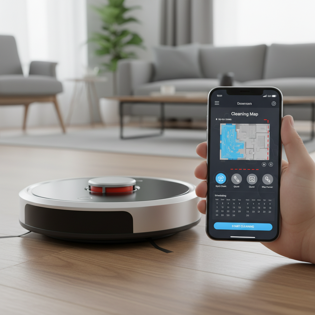 Robot Aspirateur - App cartographie