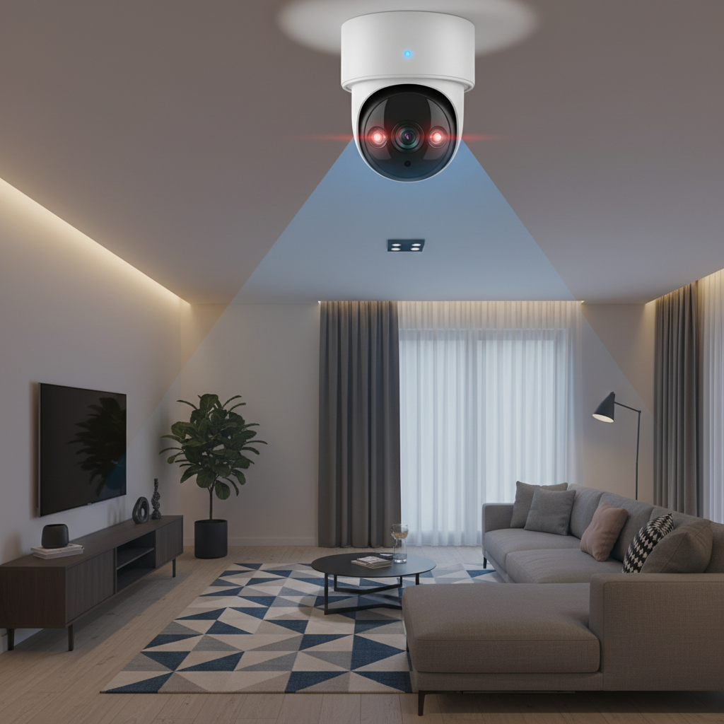 Caméra WiFi - Installée salon