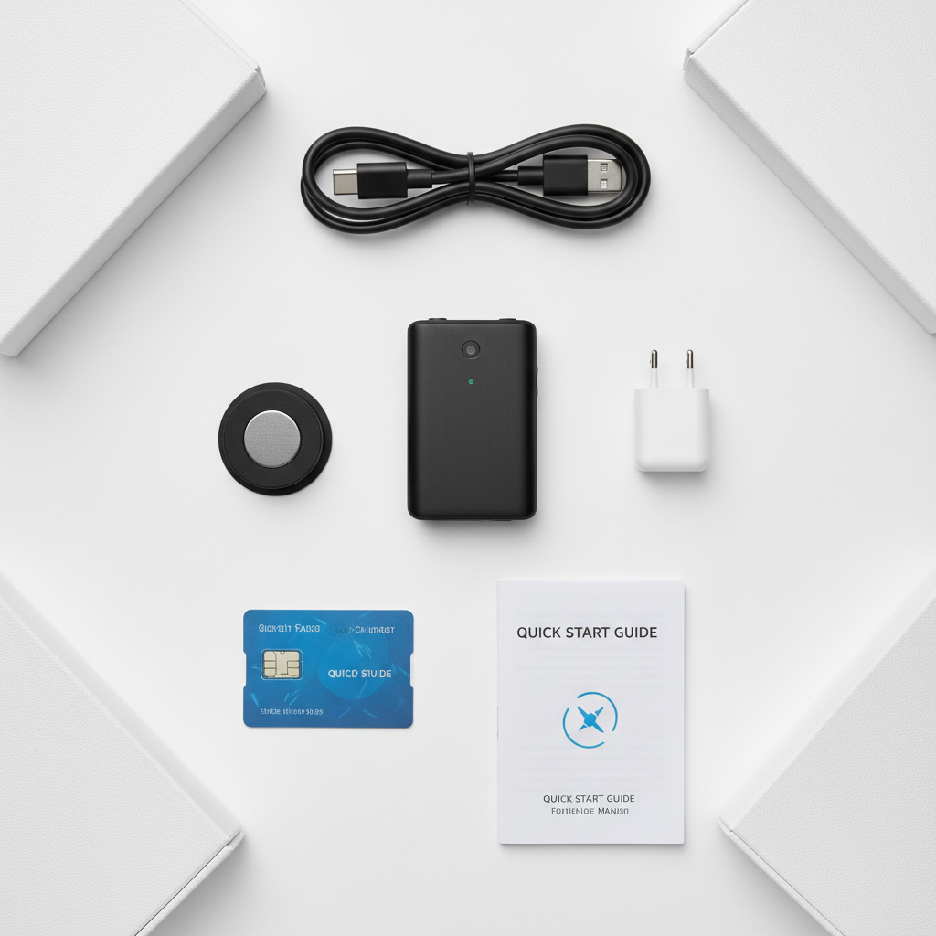 Tracker GPS - Accessoires et SIM incluse