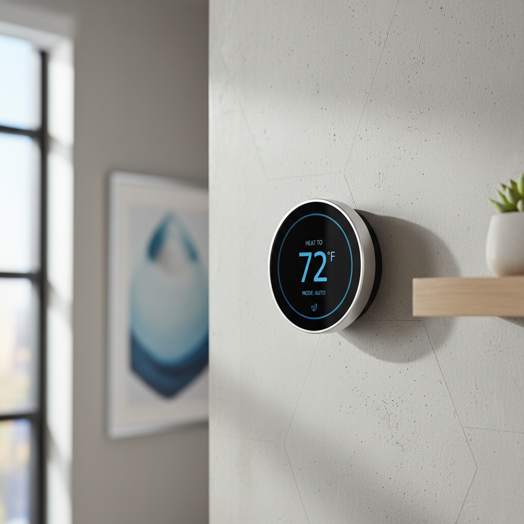 Thermostat WiFi - Installé mur