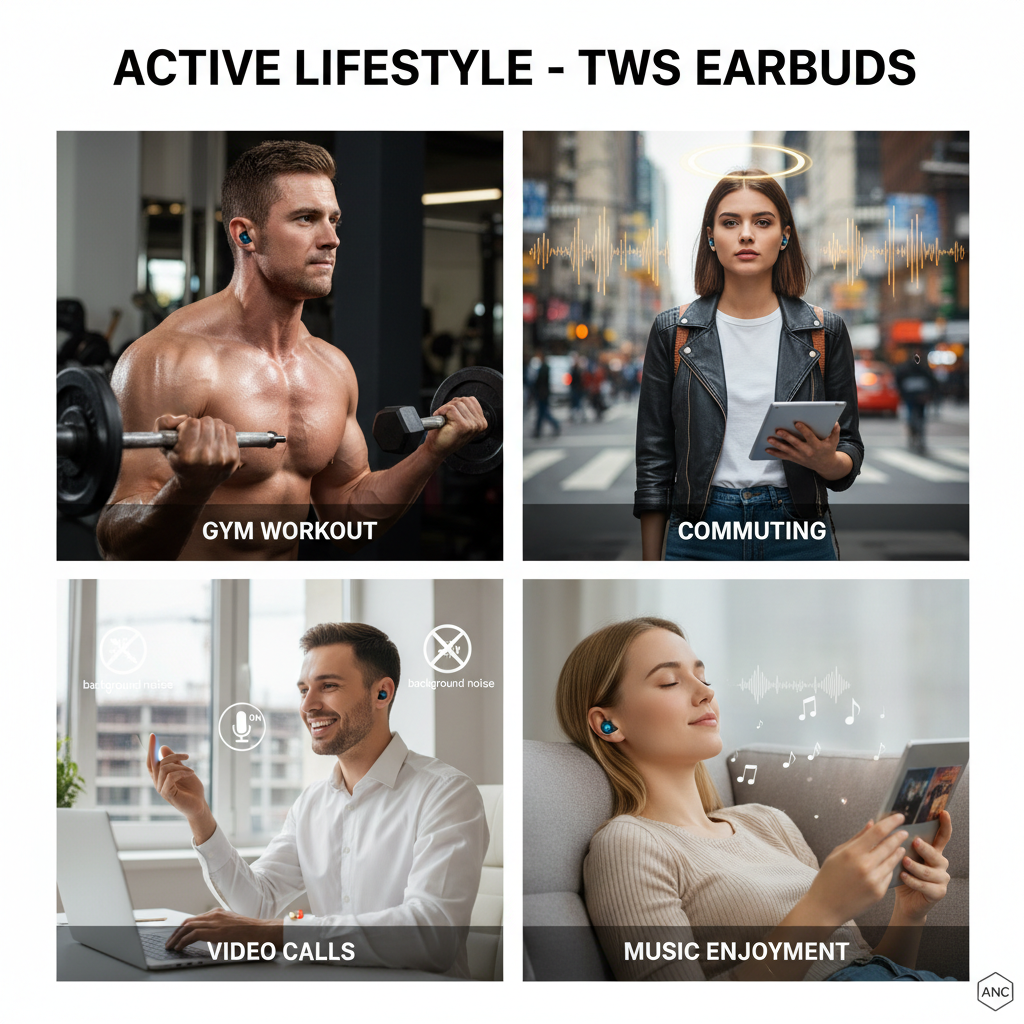 Écouteurs TWS - Lifestyle polyvalent
