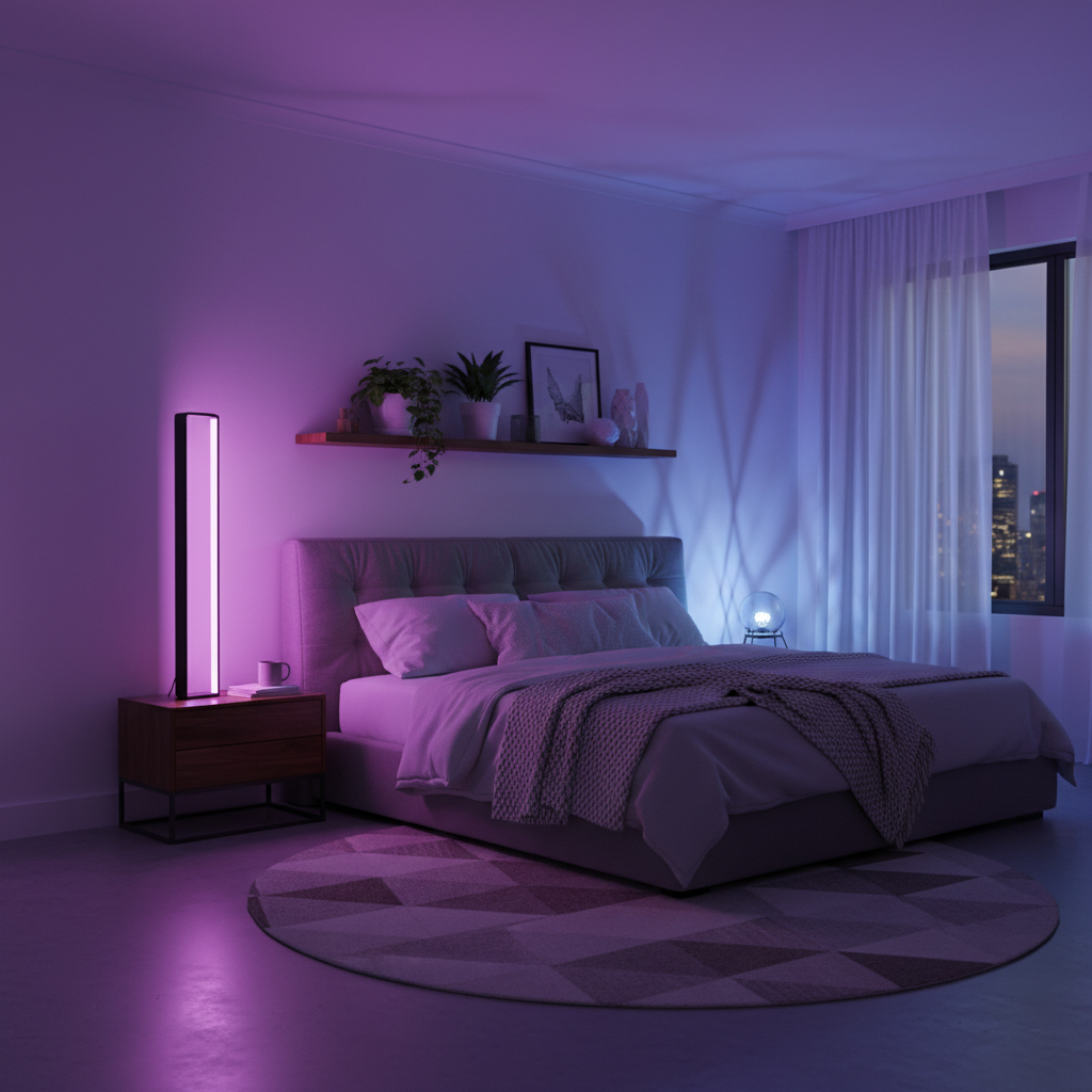 Lampe LED - Ambiance chambre