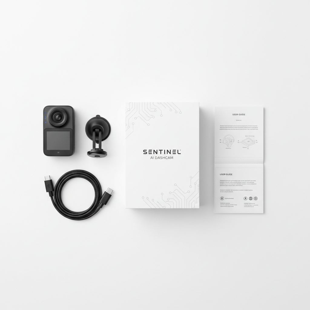Dashcam IA - Contenu de la boîte