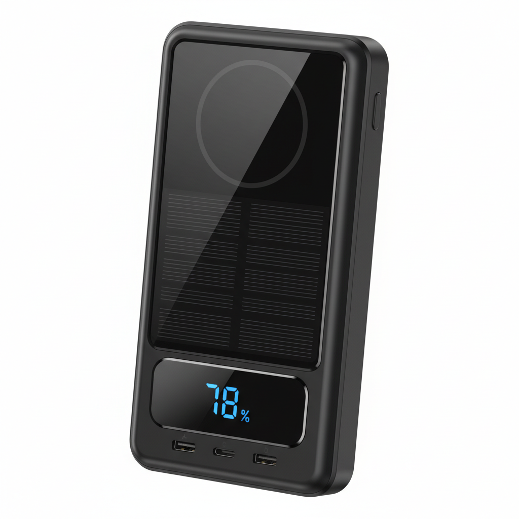 Batterie Solaire 50000mAh - Vue principale