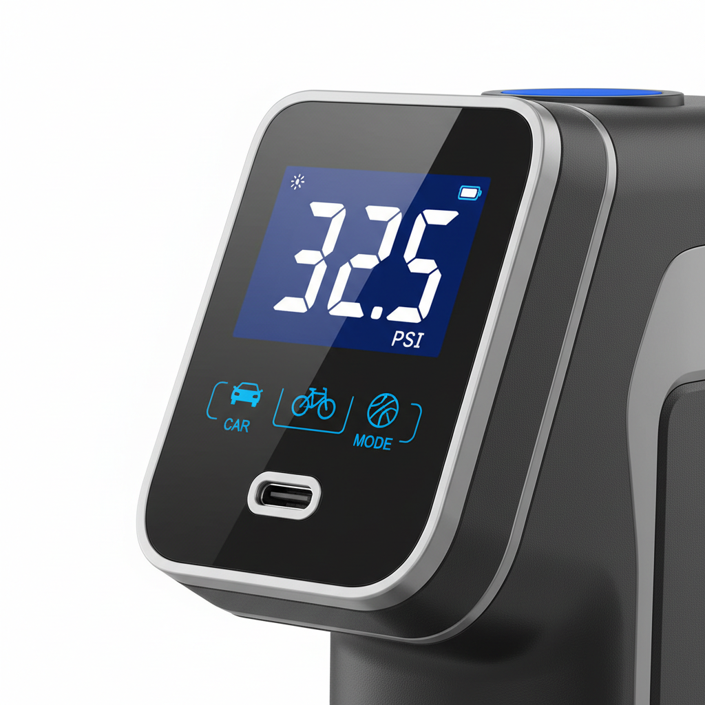 Compresseur Air - Écran digital LED