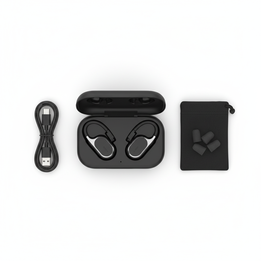 Écouteurs Conduction Osseuse - Accessoires inclus