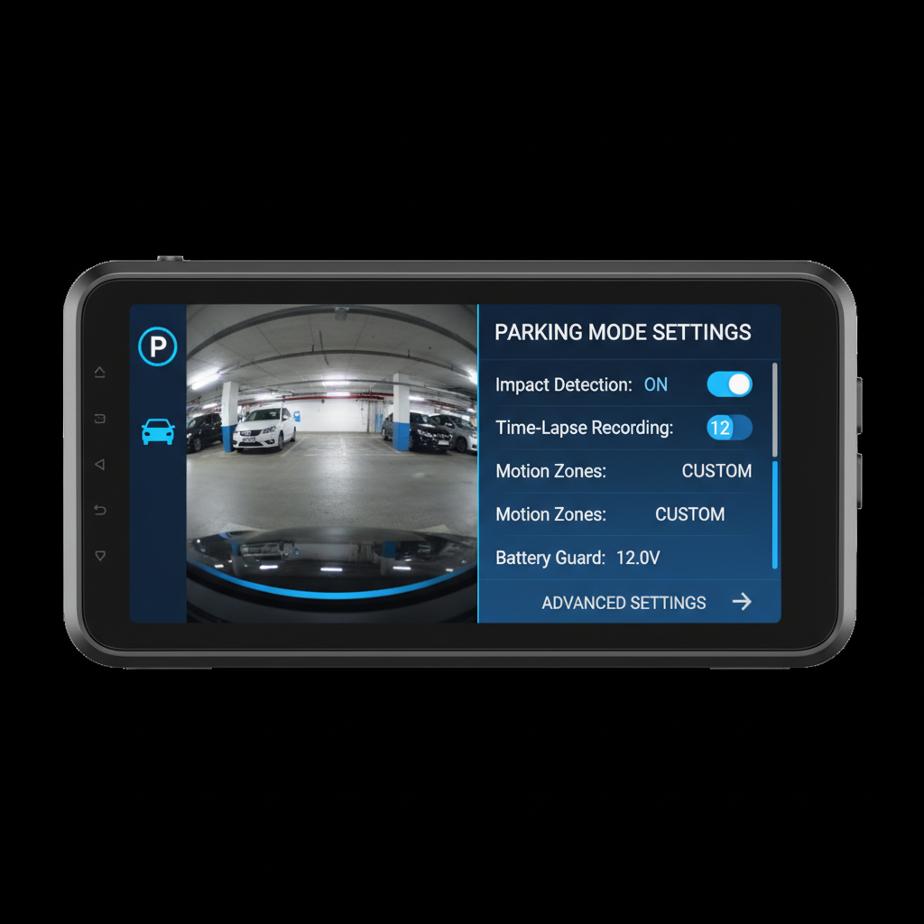 Dashcam IA - Écran et interface