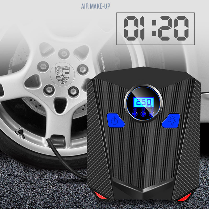 Compresseur d'air de voiture et moto portable digital - stubbornspirit