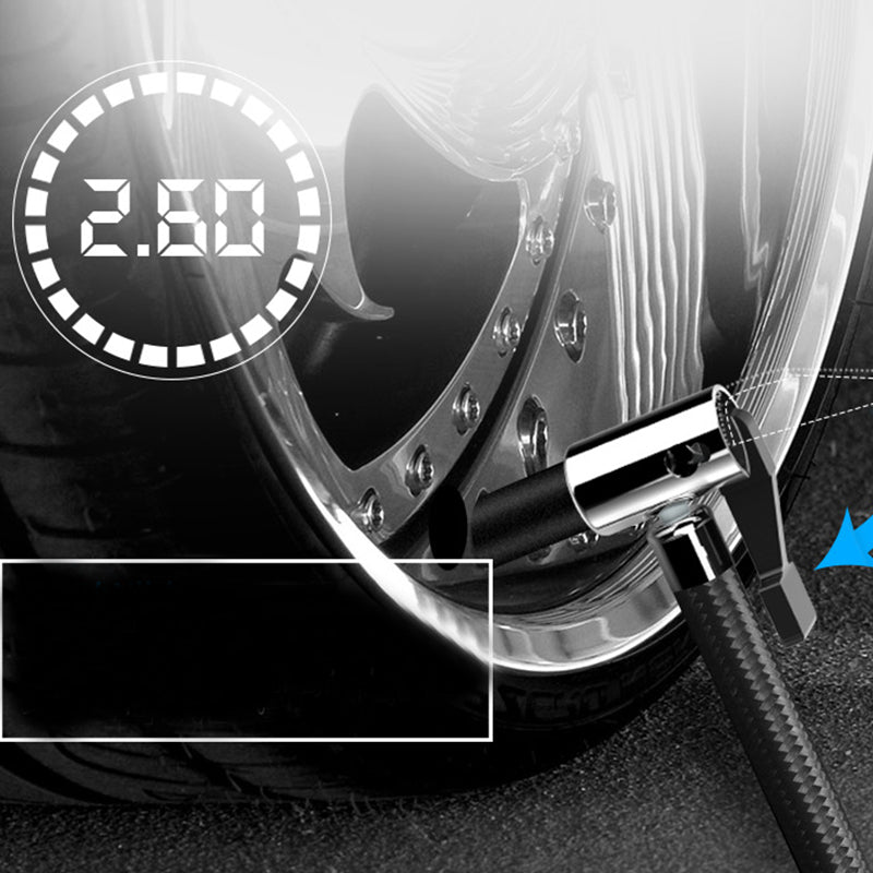 Compresseur d'air de voiture et moto portable digital - stubbornspirit