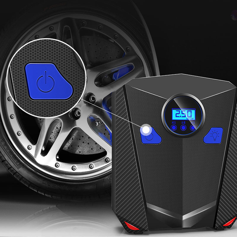 Compresseur d'air de voiture et moto portable digital - stubbornspirit