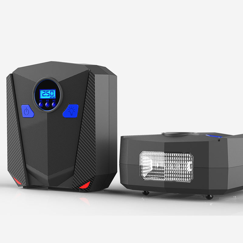 Compresseur d'air de voiture et moto portable digital - stubbornspirit