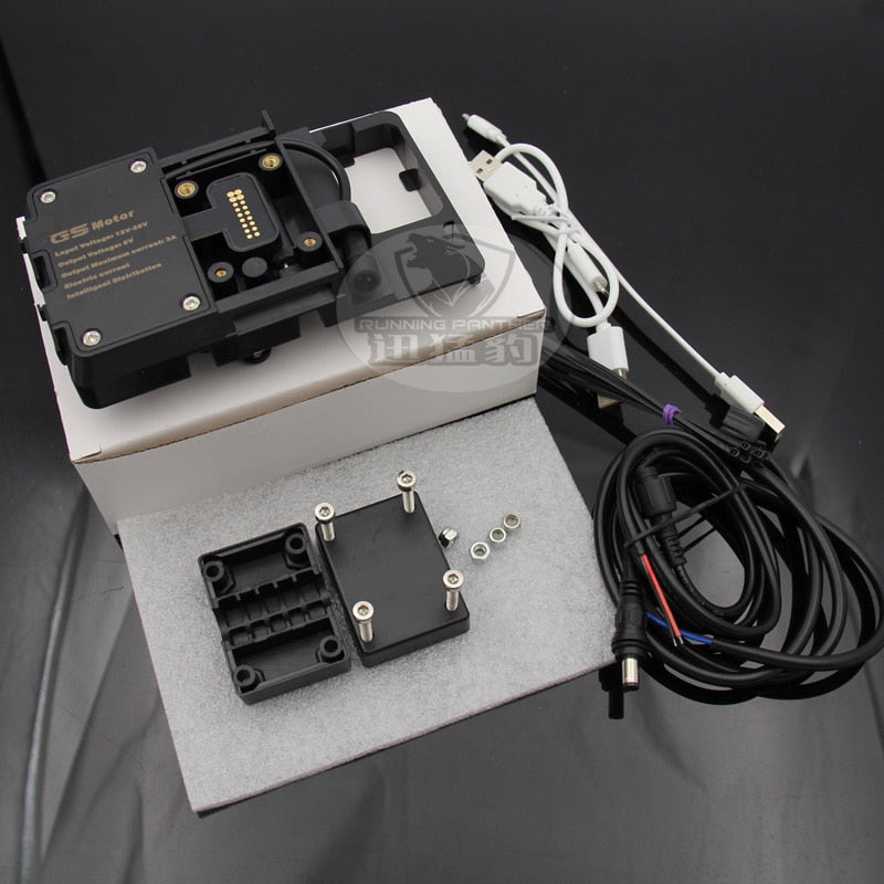 Chargeur moto USB support téléphone - stubbornspirit