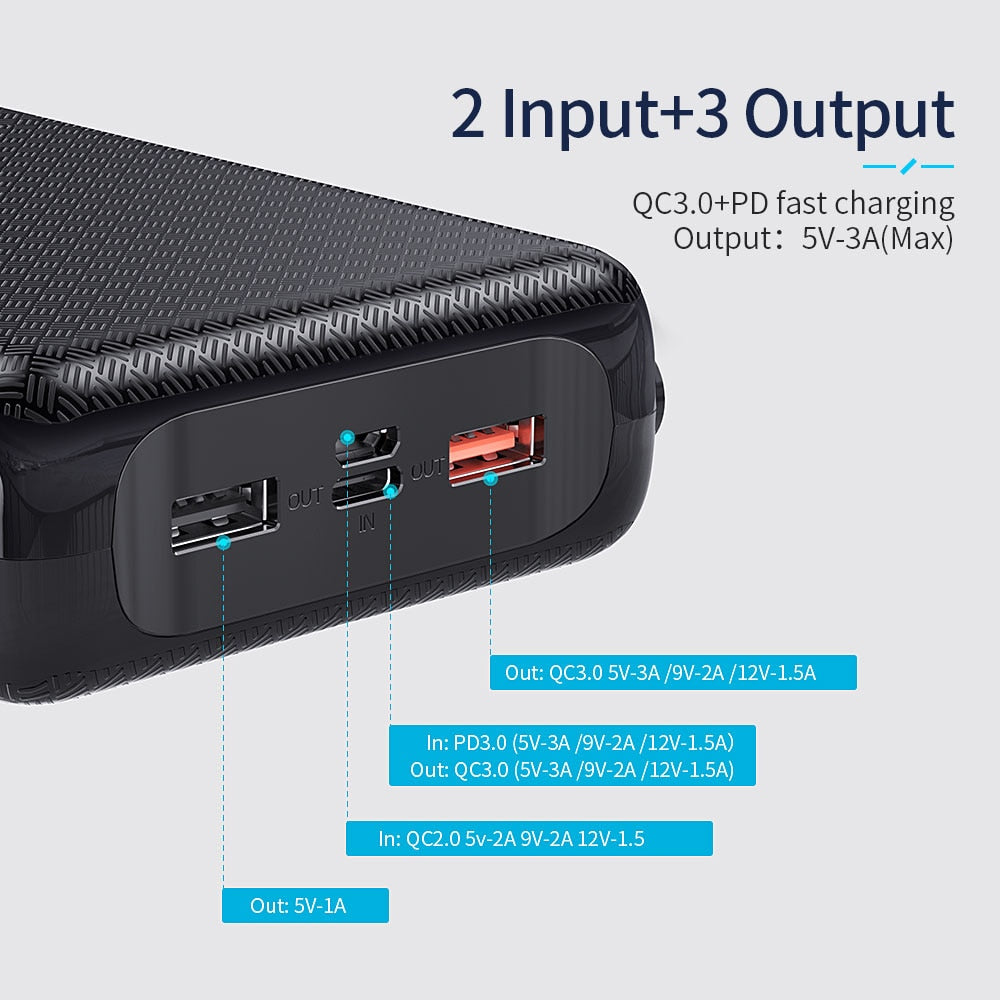 Chargeur de téléphone batterie externe Essager - stubbornspirit