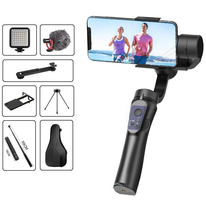 Stabilisateur cardan bluetooth pour smartphone et Gopro - stubbornspirit