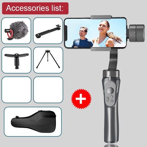 Stabilisateur cardan bluetooth pour smartphone et Gopro - stubbornspirit